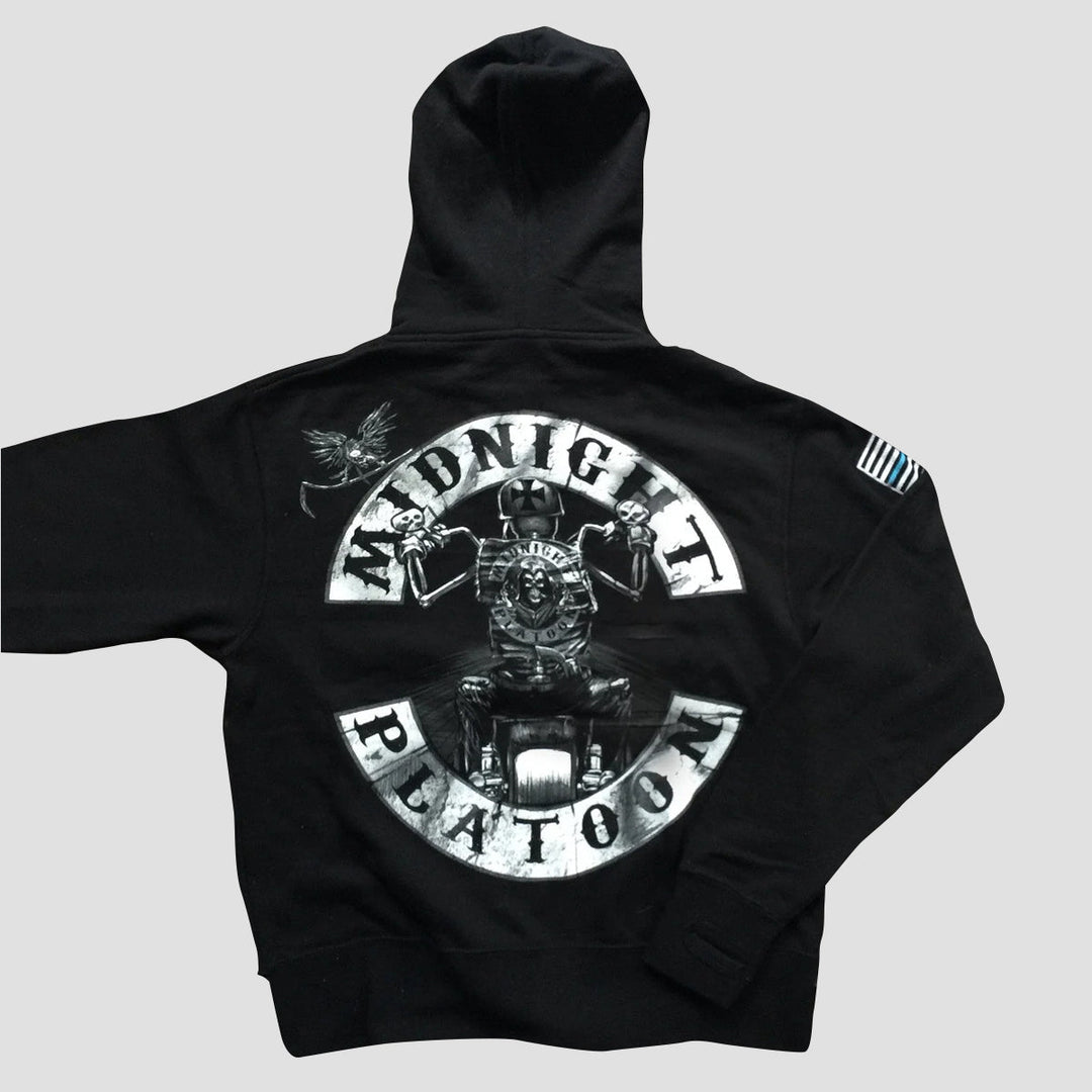 BIKER (F) HOOD - MIDNIGHT PLATOON