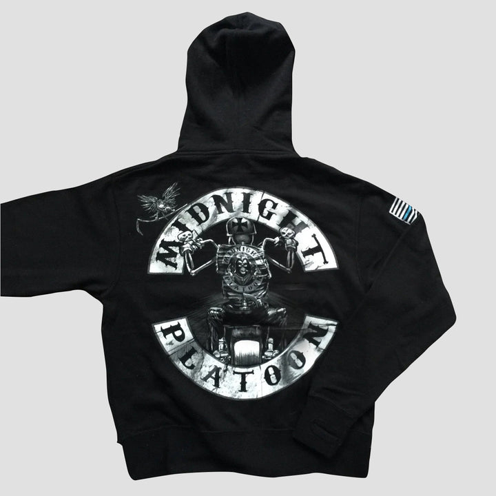BIKER (F) HOOD - MIDNIGHT PLATOON
