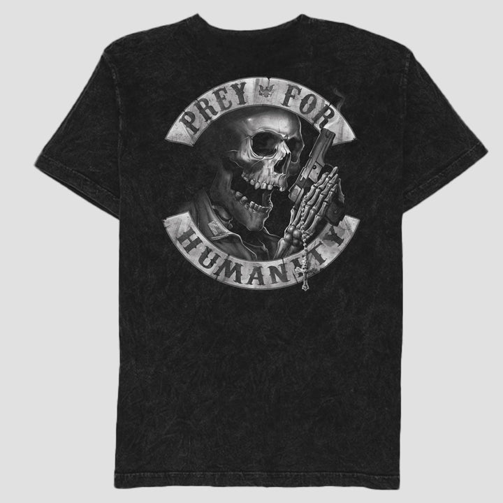 PREY FOR HUMANITY T (PREMIUM MINERAL WASH) - MIDNIGHT PLATOON