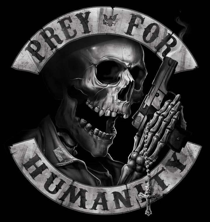 PREY FOR HUMANITY - ZIP HOOD - MIDNIGHT PLATOON