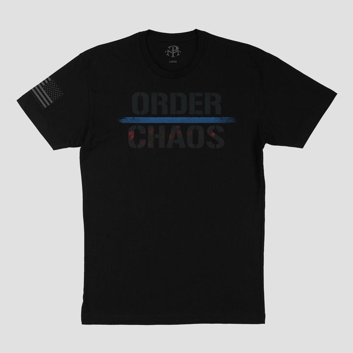 THE LINE BETWEEN ORDER & CHAOS - T-SHIRT - MIDNIGHT PLATOON