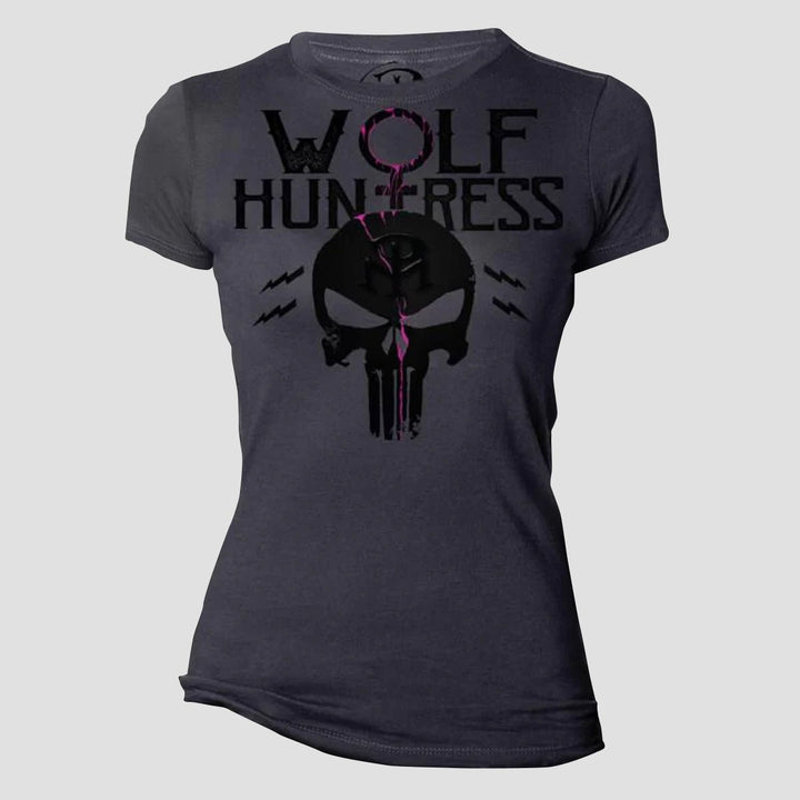 WOLF-HUNTRESS T-SHIRT - MIDNIGHT PLATOON