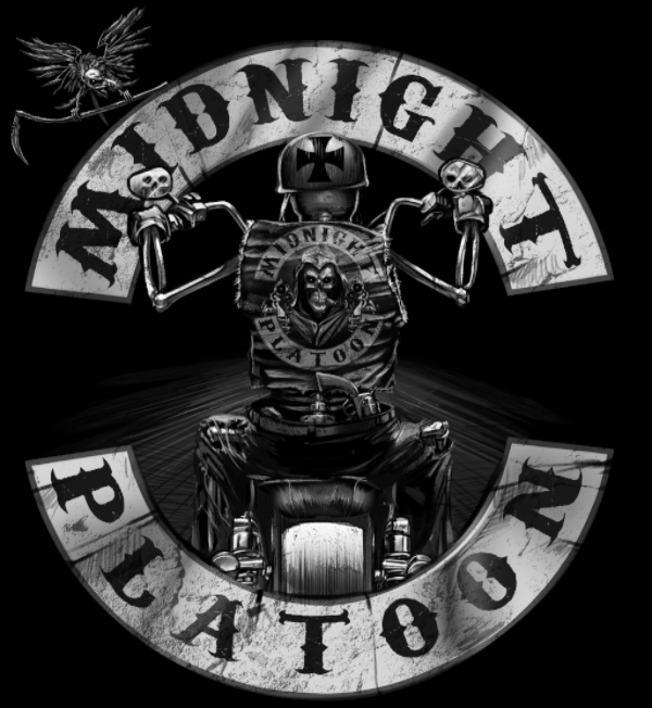 BIKER (M) PULL HOOD - MIDNIGHT PLATOON