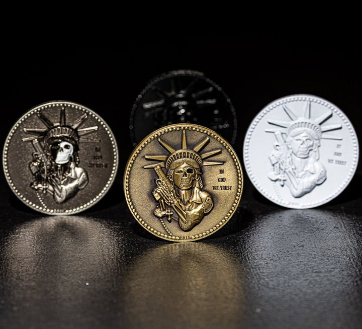 FAITHFUL LIBERTY COIN SET (SET OF 4) - Midnight Platoon