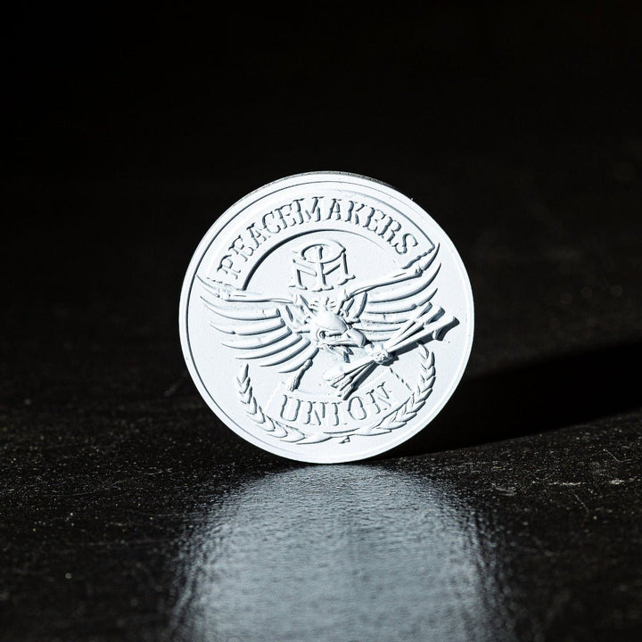 FAITHFUL LIBERTY COIN (VERSION 4) - WHITEOUT - Midnight Platoon