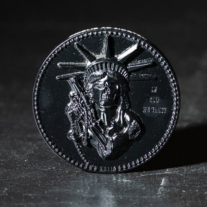 FAITHFUL LIBERTY COIN (VERSION 5) - BLACKOUT - Midnight Platoon
