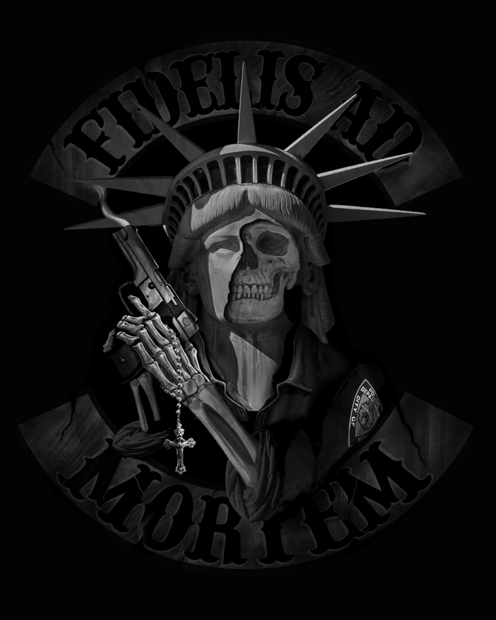 Faithful Unto Death - Limited Edition Hood (female) - Midnight Platoon