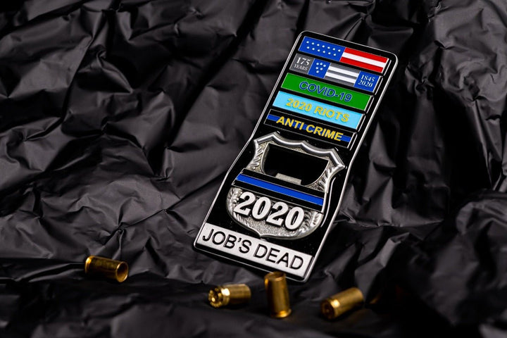 JOB'S DEAD - HEAVYWEIGHT (BOTTLE OPENER) CHALLENGE COIN - Midnight Platoon