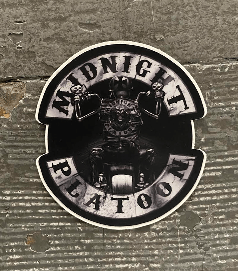 MIDNIGHT PLATOON ALL WEATHER VINYL STICKERS - Center Mass