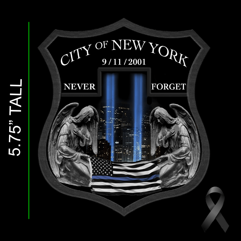 NEVER FORGET - 9/11 TRIBUTE PATCH