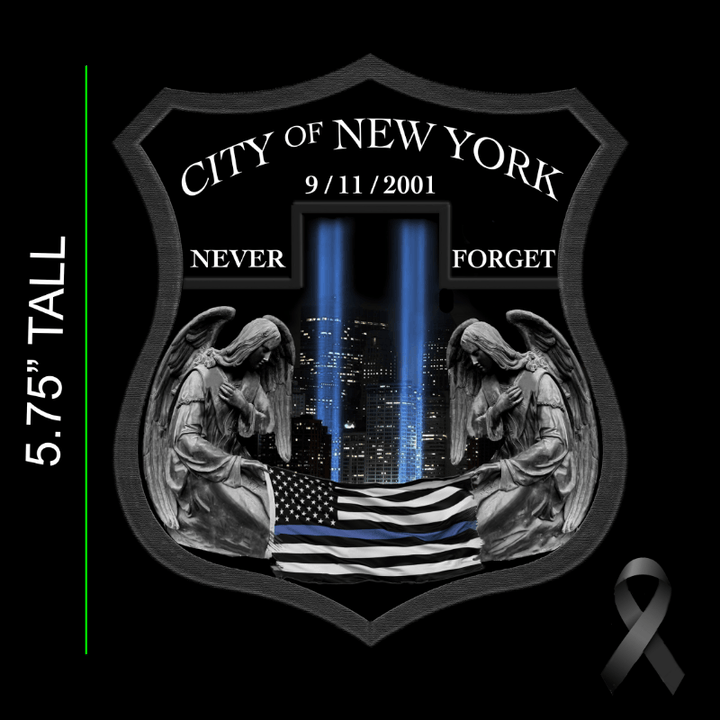 NEVER FORGET - 9/11 TRIBUTE PATCH