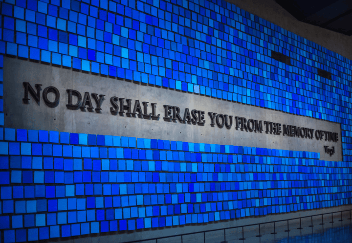 NO DAY SHALL ERASE YOU - 9/11 PULLOVER HOODIE - Center Mass