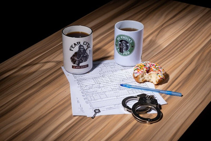 NO KNOCKS GIVEN - 15oz ceramic mug