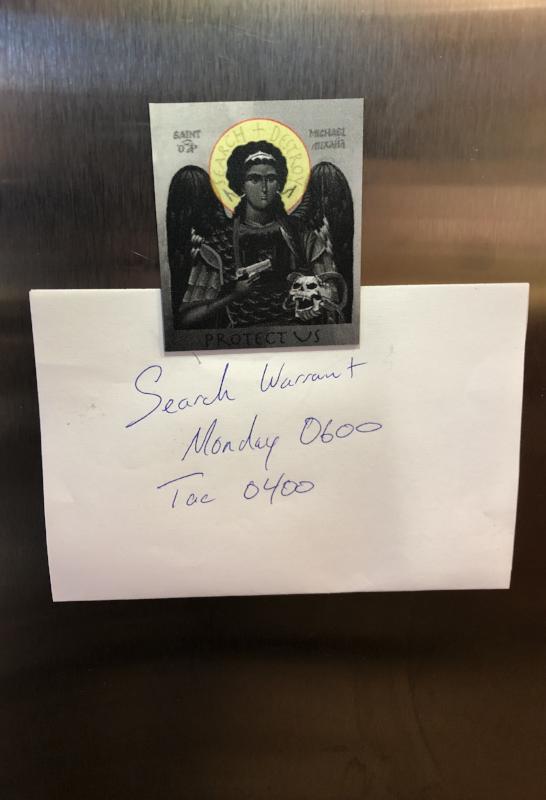 ST. MICHAEL PROTECT US - MAGNET