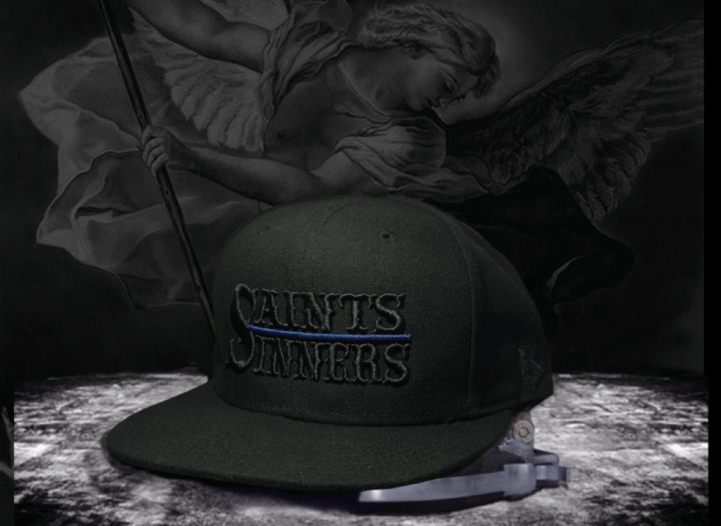 THE LINE - SAINTS & SINNERS BLACKOUT SNAPBACK - MIDNIGHT PLATOON