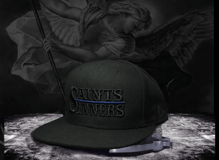 THE LINE - SAINTS & SINNERS BLACKOUT SNAPBACK - MIDNIGHT PLATOON