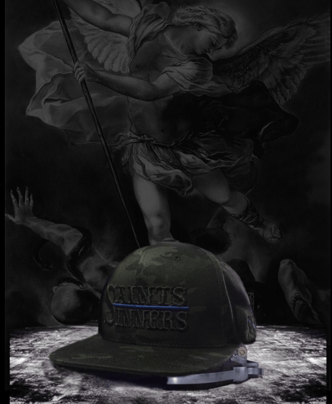 THE LINE - SAINTS & SINNERS MULTICAM BLACK SNAPBACK