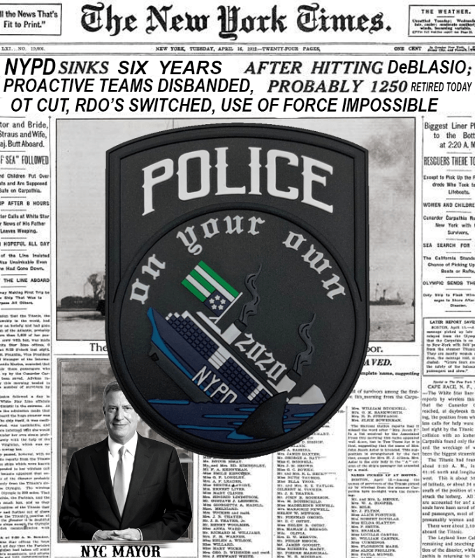 THE SINKING SHIP - PVC PATCH