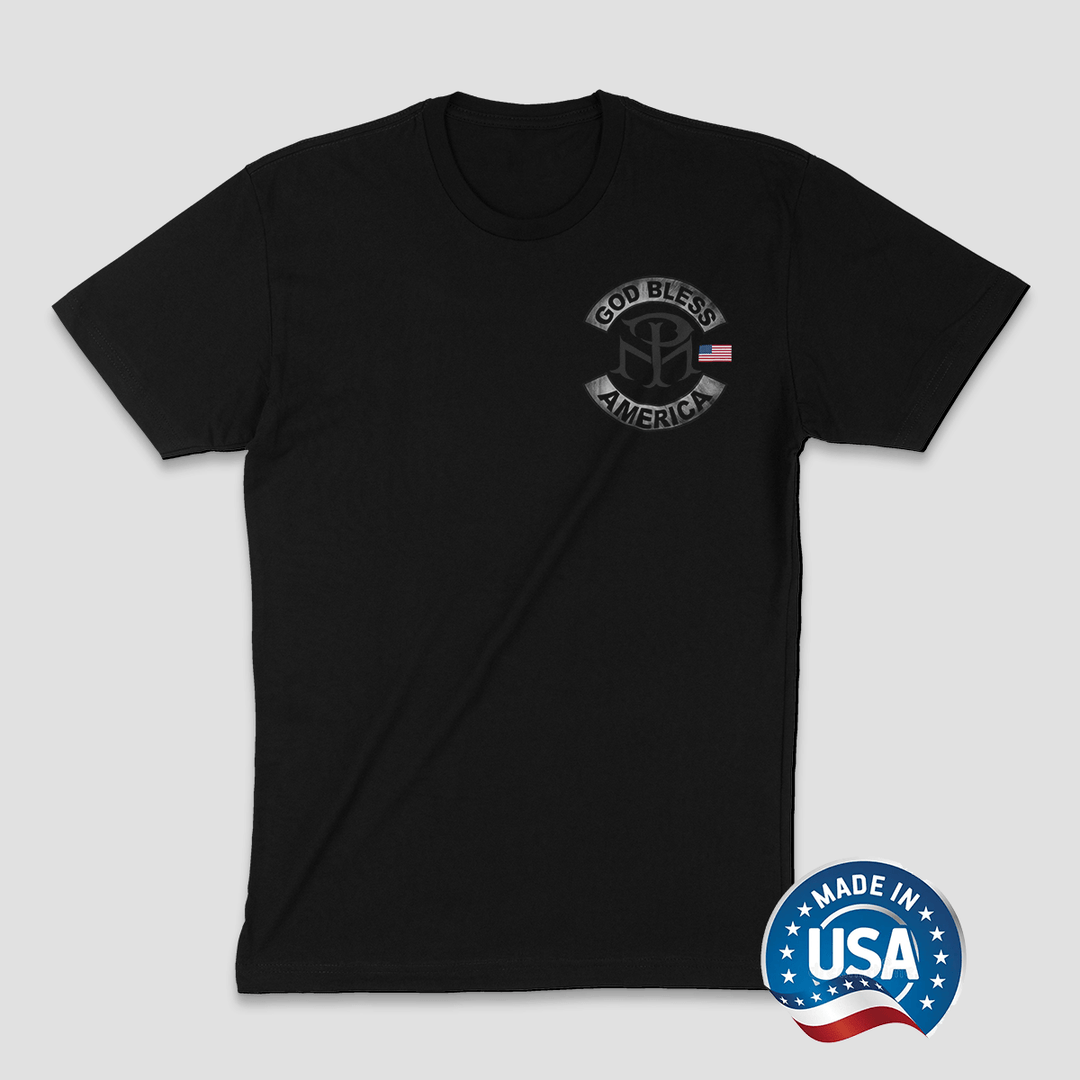 FIGHTING 45 - USA MADE T - SHIRT - MIDNIGHT PLATOON