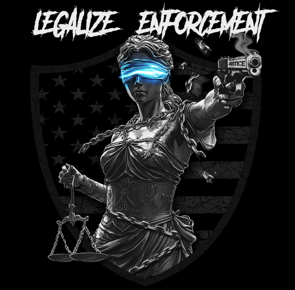 LEGALIZE ENF. WOMENS T - SHIRT - MIDNIGHT PLATOON