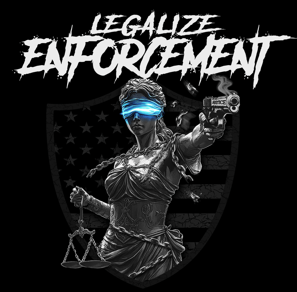 LEGALIZE ENFORCEMENT - T - SHIRT - MIDNIGHT PLATOON