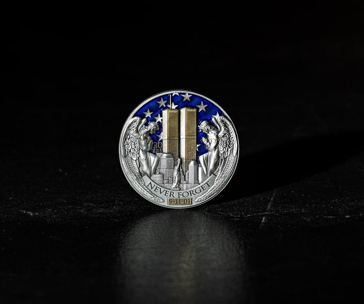 9/11 20th Anniversary Challenge Coin - Midnight Platoon