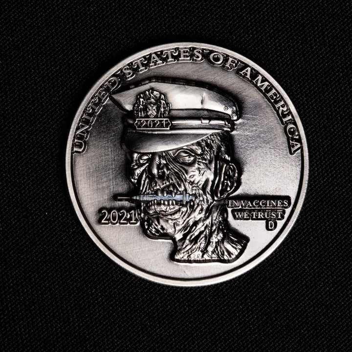 FIT FOR DUTY - FULLY VAX'D CHALLENGE COIN - Midnight Platoon