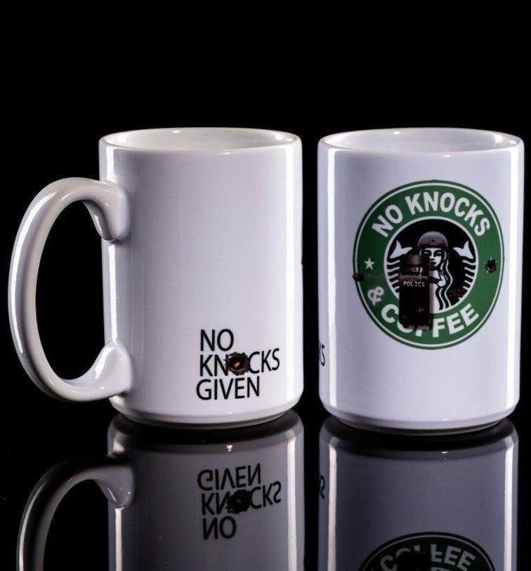 NO KNOCKS GIVEN - 15oz ceramic mug