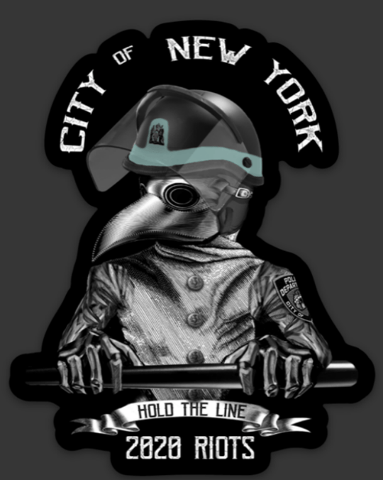 NYC 2020 RIOTS - dye cut vinyl sticker – MIDNIGHT PLATOON