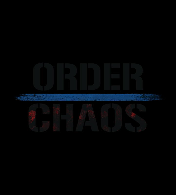 THE LINE BETWEEN ORDER & CHAOS - T-SHIRT