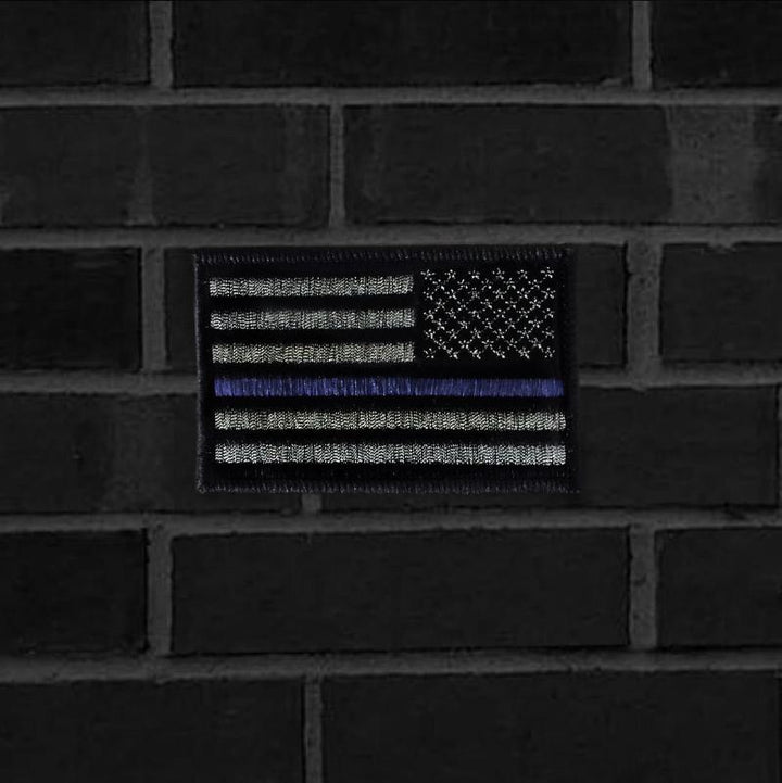 'THE LINE' U.S. FLAG PATCH - RIGHT SHOULDER - Midnight Platoon